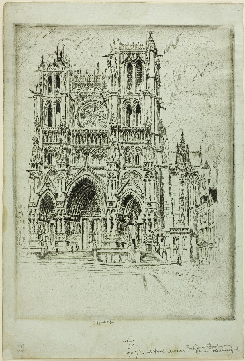 El frente oeste de Amiens de Joseph Pennell