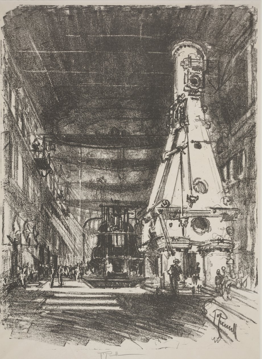 Los Martillos Blanco y Negro de Joseph Pennell