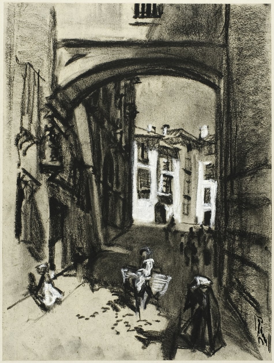 Toledo, calle del Arco de Joseph Pennell