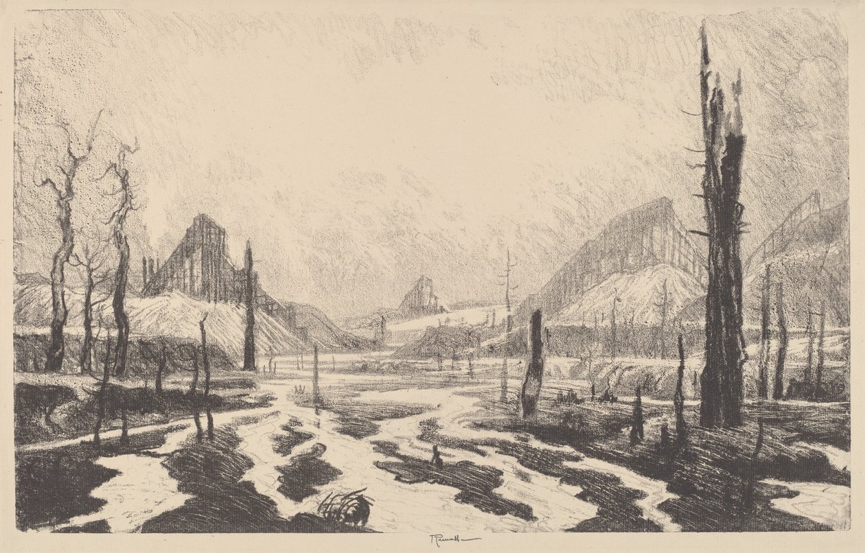 Valle de la desolación, 1910 de Joseph Pennell
