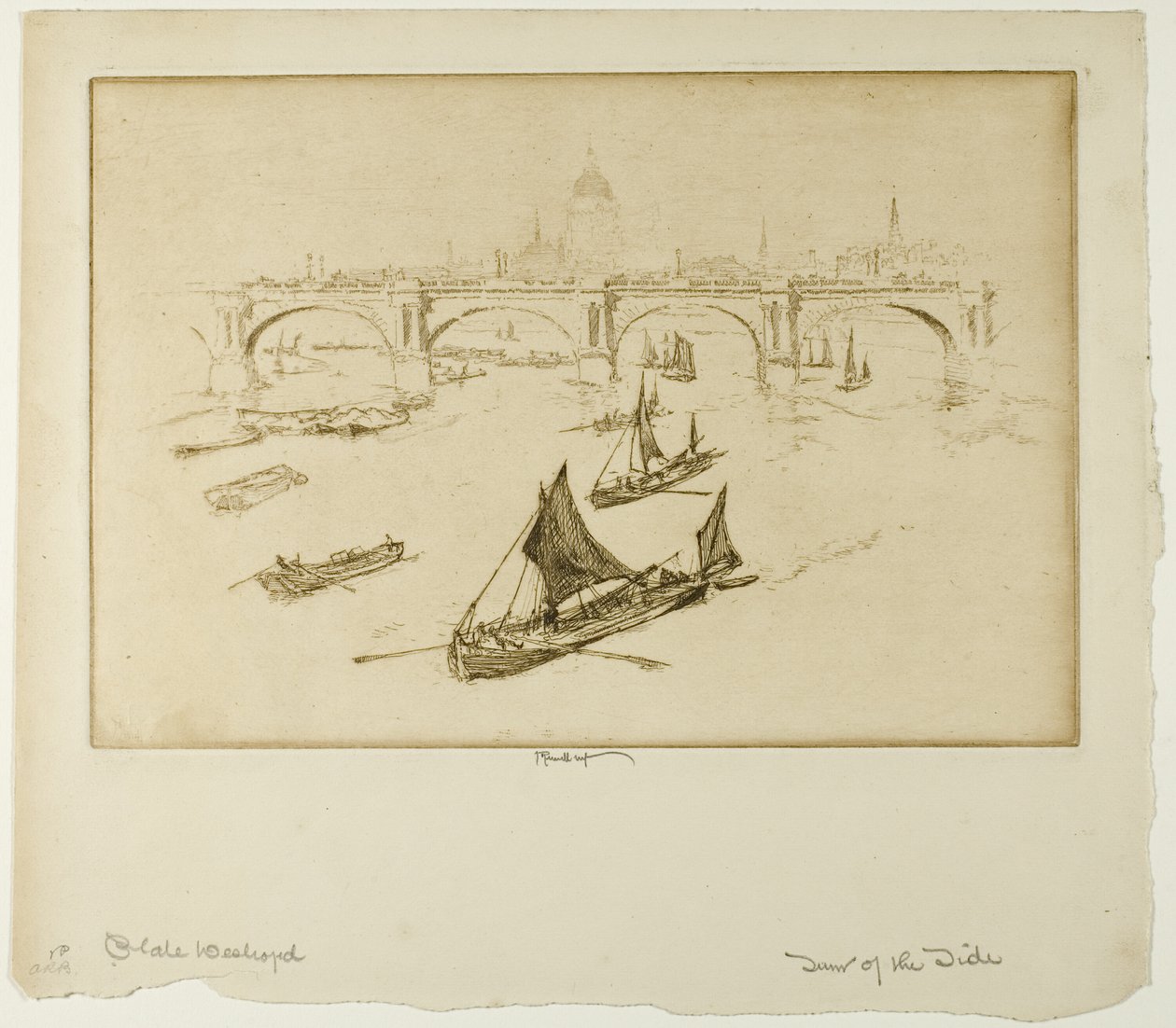 Puente de Waterloo de Joseph Pennell
