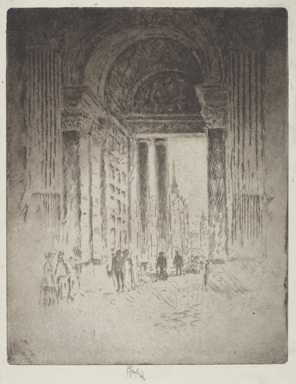 Puerta Oeste, San Pablo de Joseph Pennell
