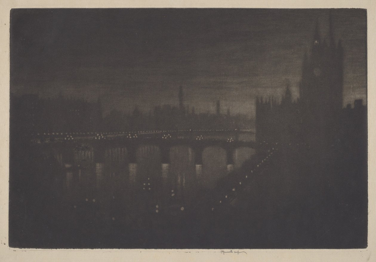 Westminster, tarde de Joseph Pennell