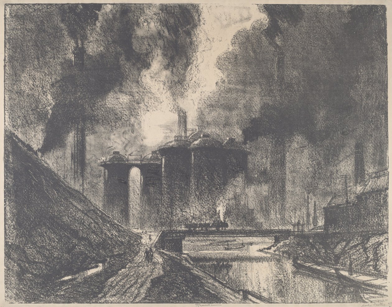 Castillos del trabajo, Wolverhampton de Joseph Pennell