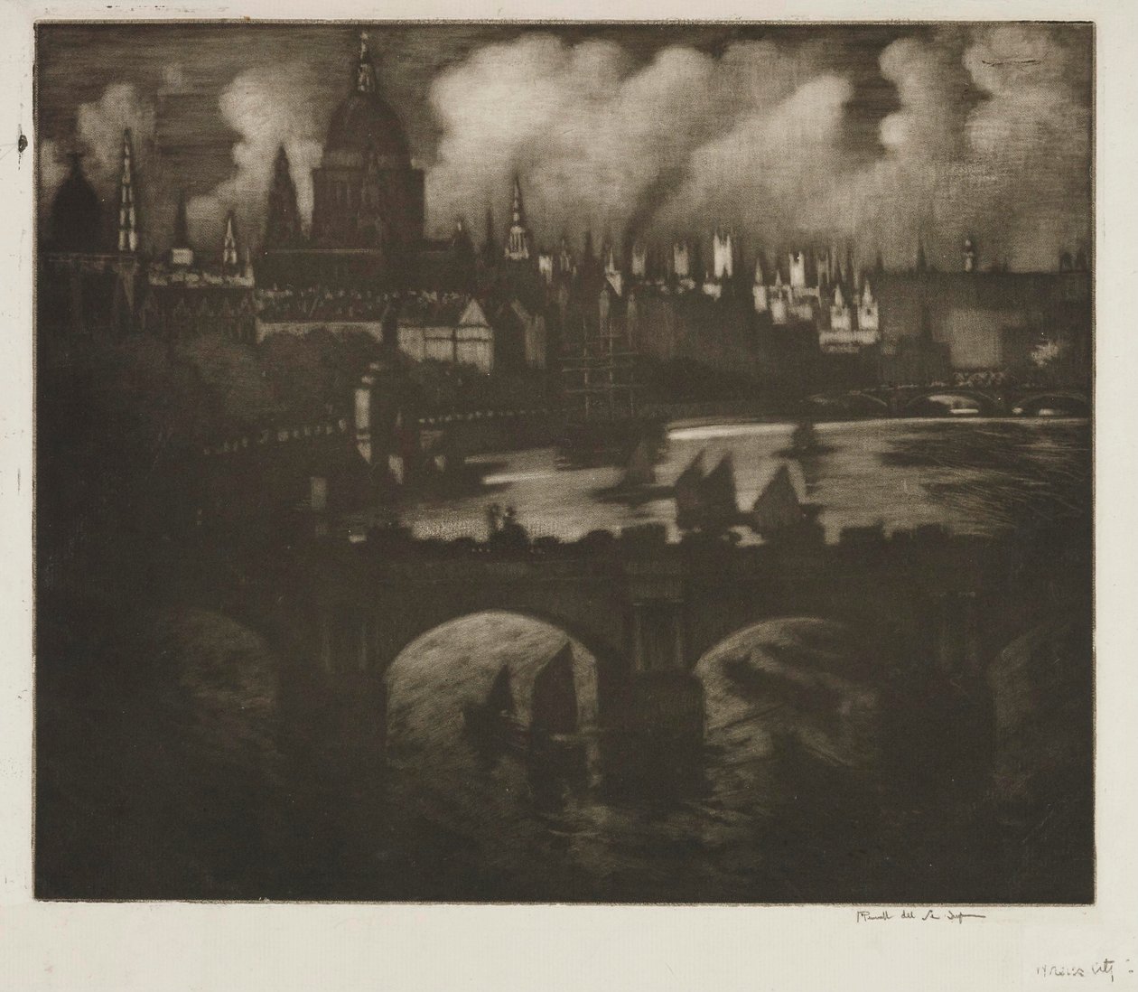 La ciudad de Wren de Joseph Pennell