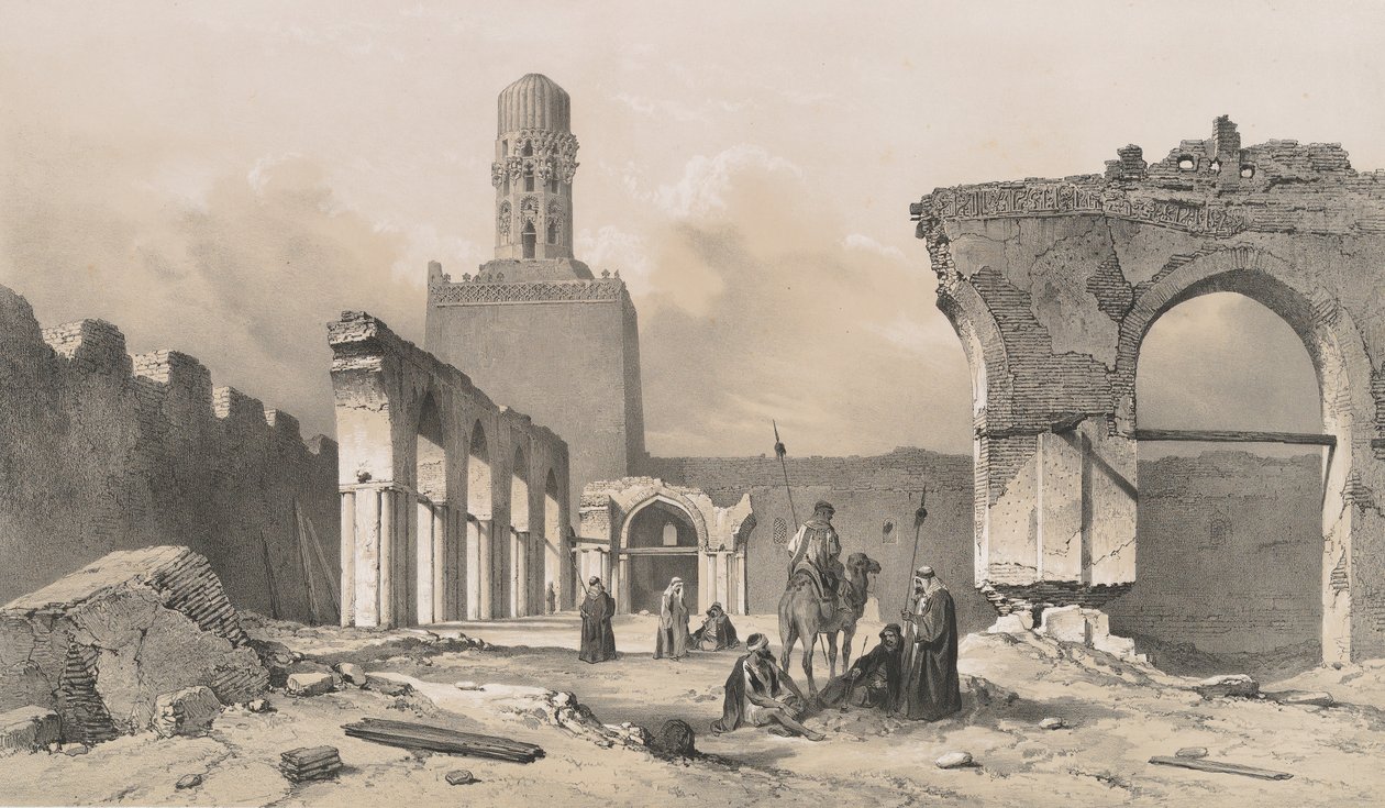14. Mezquita el Hakem, en El Cairo, 1843 de Joseph Philibert Girault De Prangey