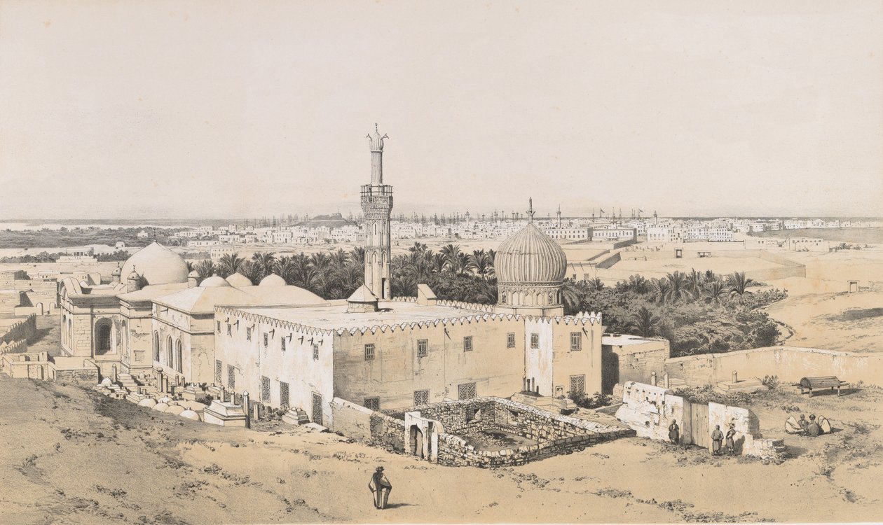 98. Mezquita Nabédémiane, en Alejandría, 1843 de Joseph Philibert Girault De Prangey