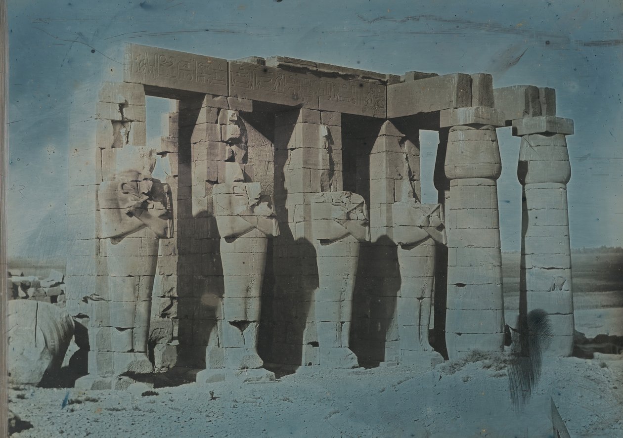 Ramesseum, Tebas, 1844 de Joseph Philibert Girault De Prangey