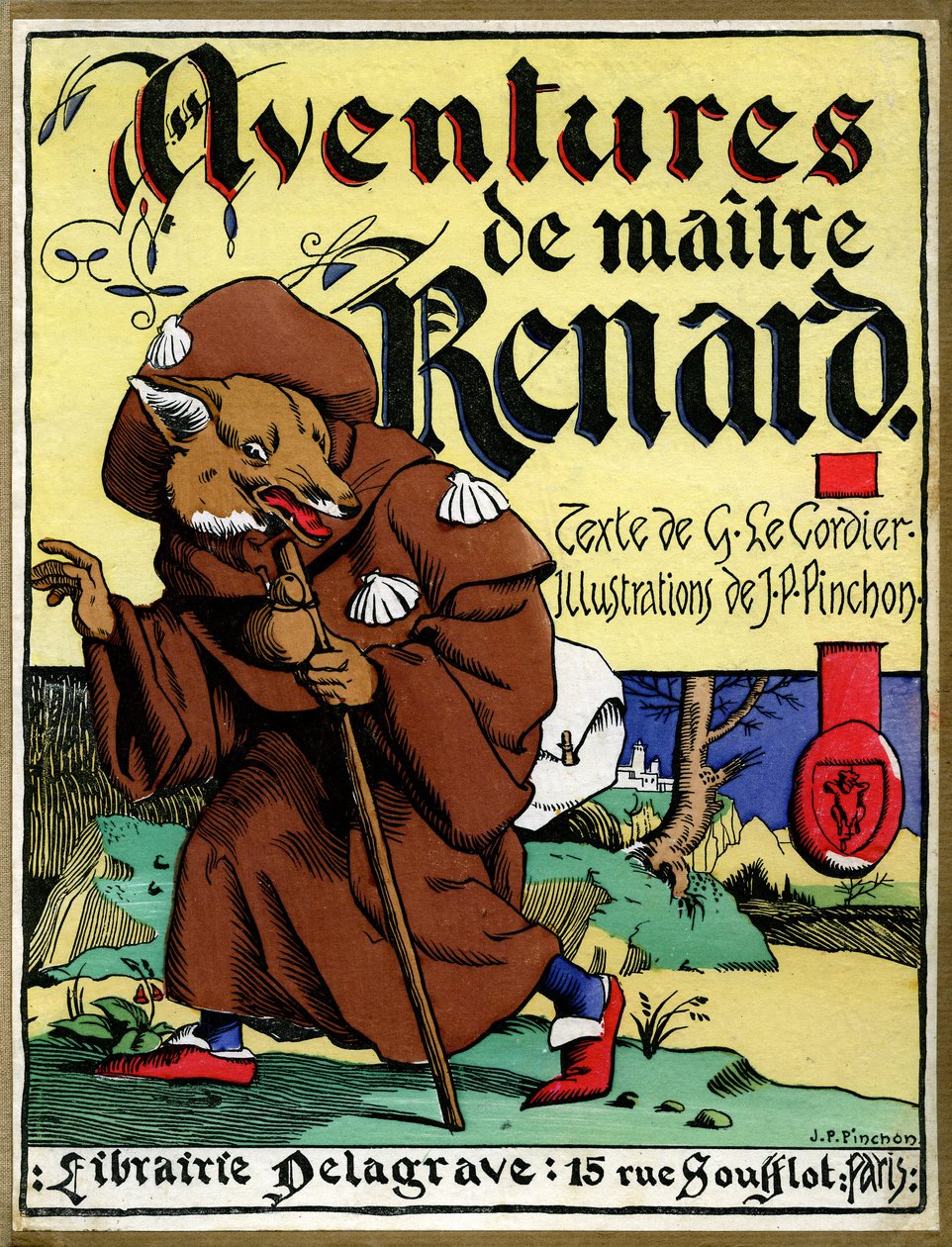 Portada del libro "Les aventures de Maitre Renard" (impresión) de Joseph Porphyre Pinchon