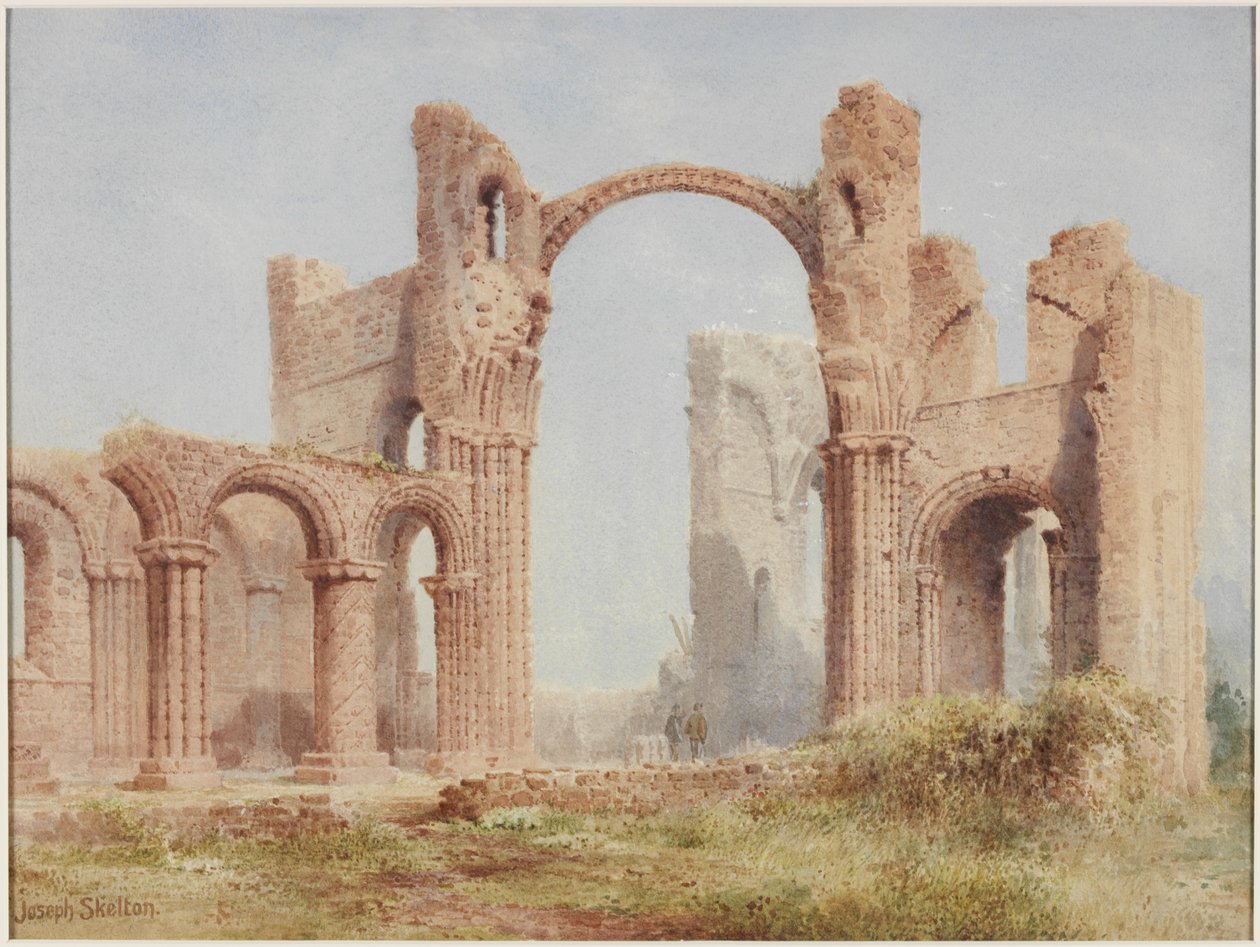 Ruinas del Priorato de Lindisfarne de Joseph Ratcliffe Skelton