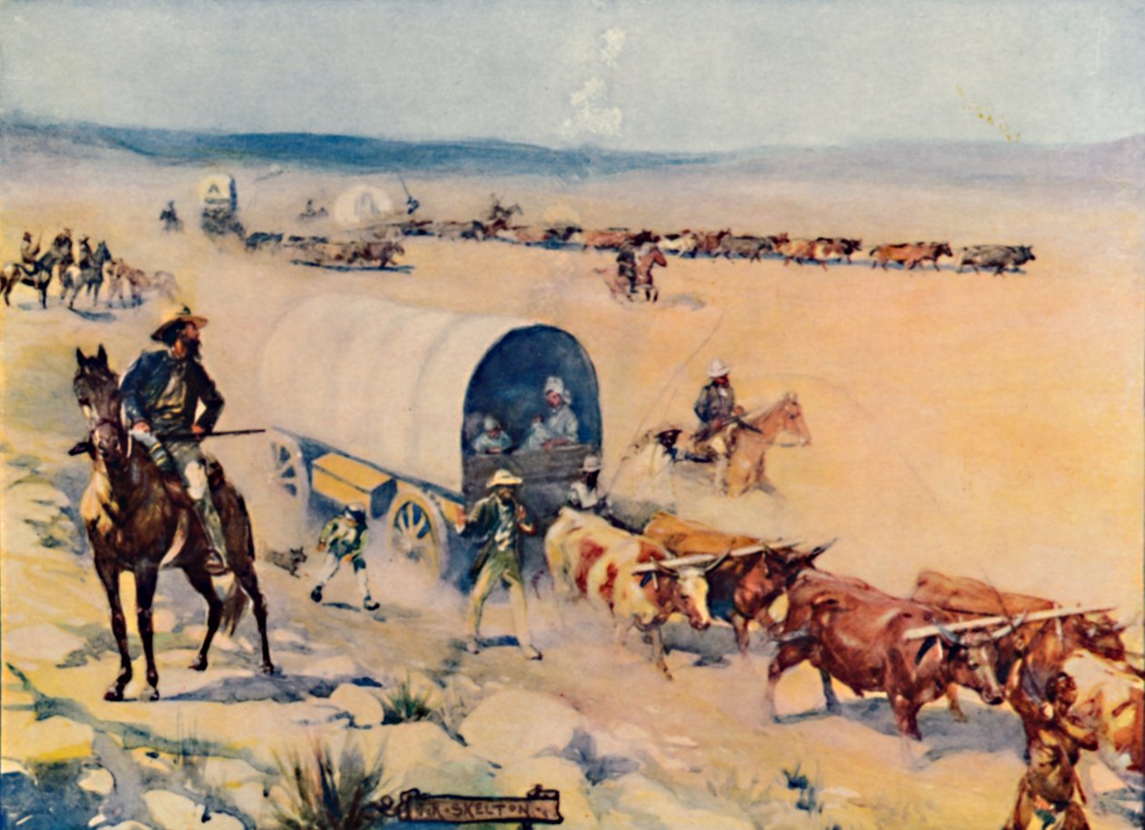 Los Voor-Trekkers, 1909 de Joseph Ratcliffe Skelton