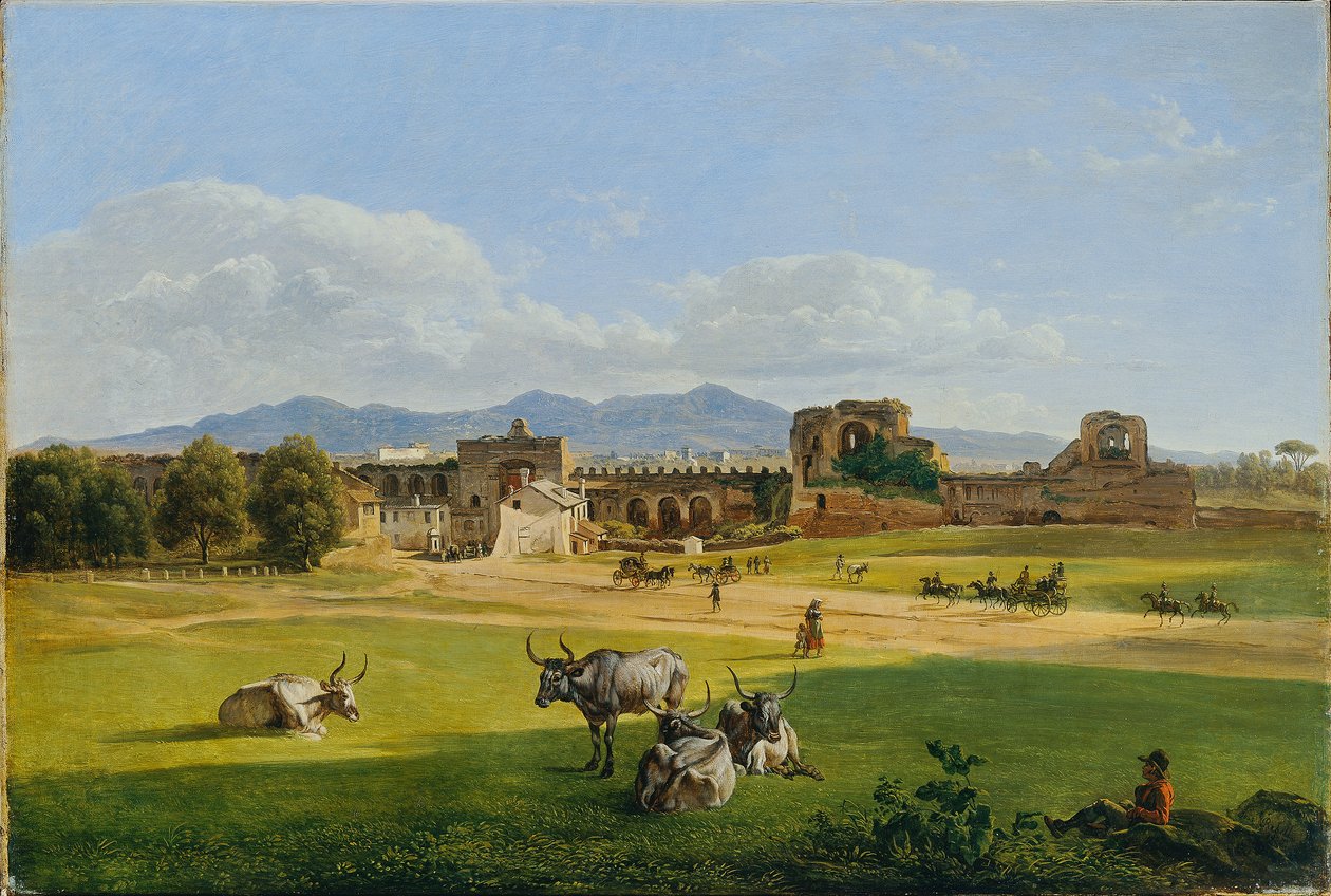 La Porta San Giovanni contra Frascati de Joseph Rebell