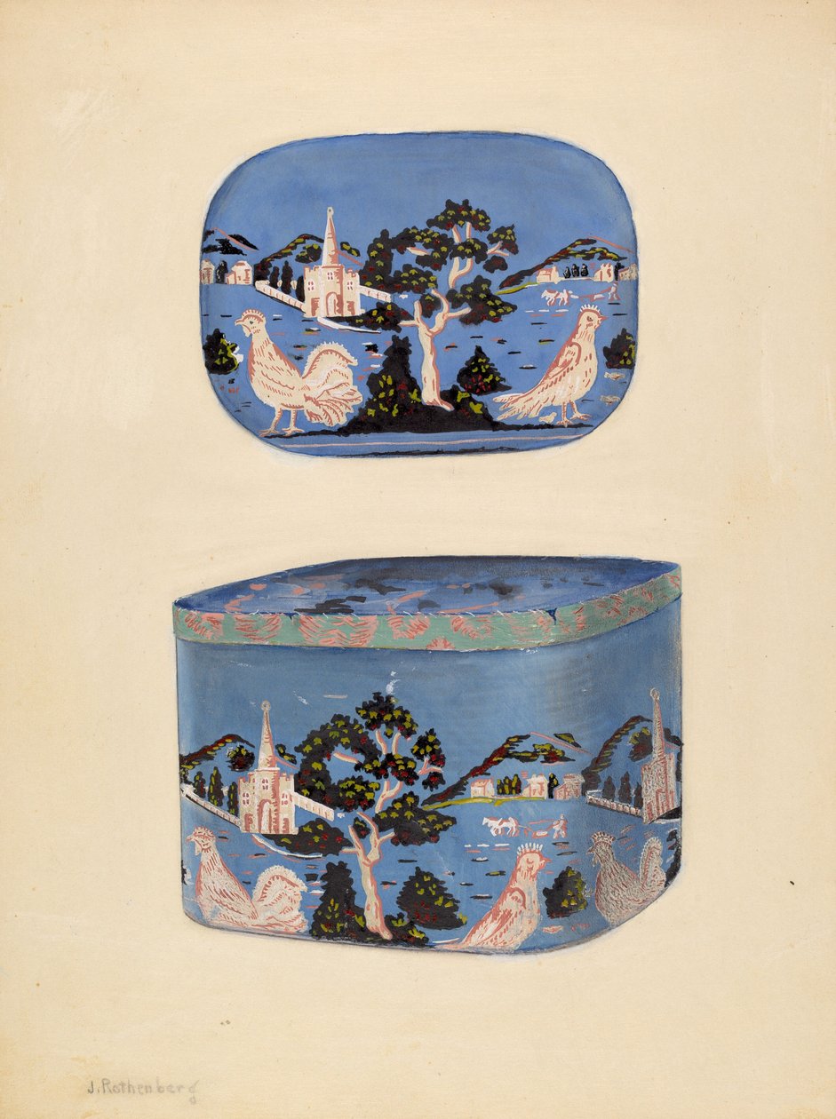 Caja de cartón, c. 1937 de Joseph Rothenberg