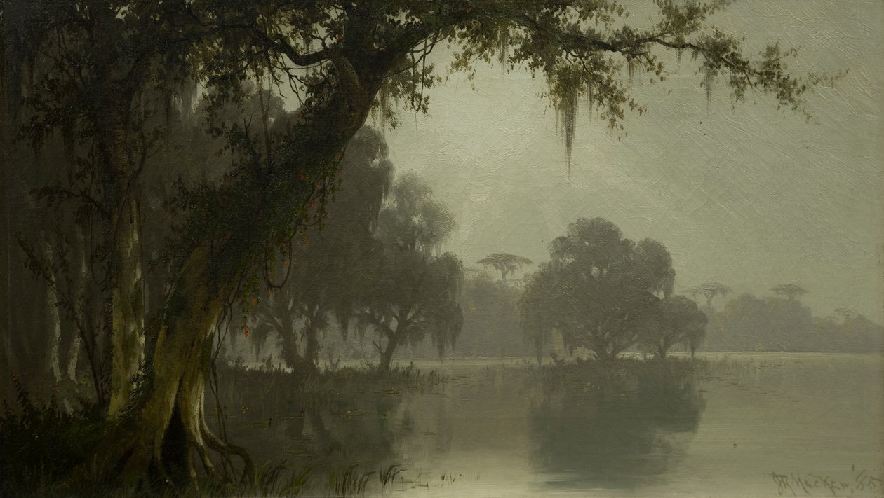 escena del pantano de Joseph Rusling Meeker