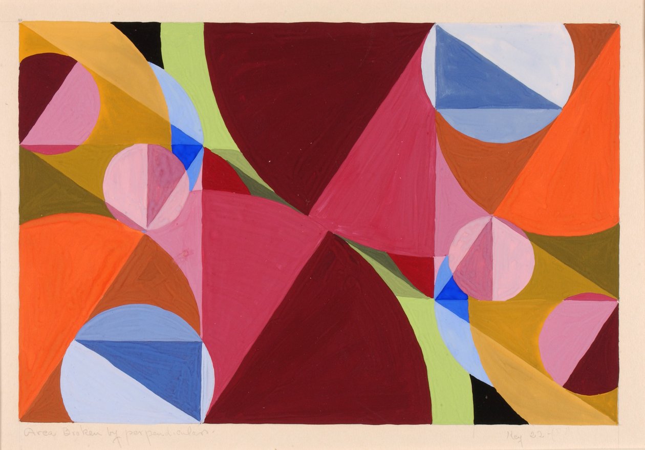 Área rota por perpendiculares, ca. 1934 de Joseph Schillinger