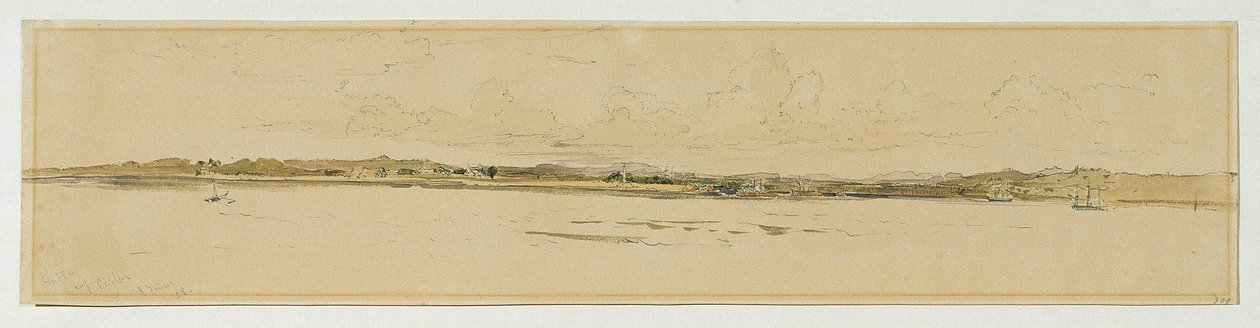 La rada de Point de Galle en Ceilán (Sri Lanka) de Joseph Selleny