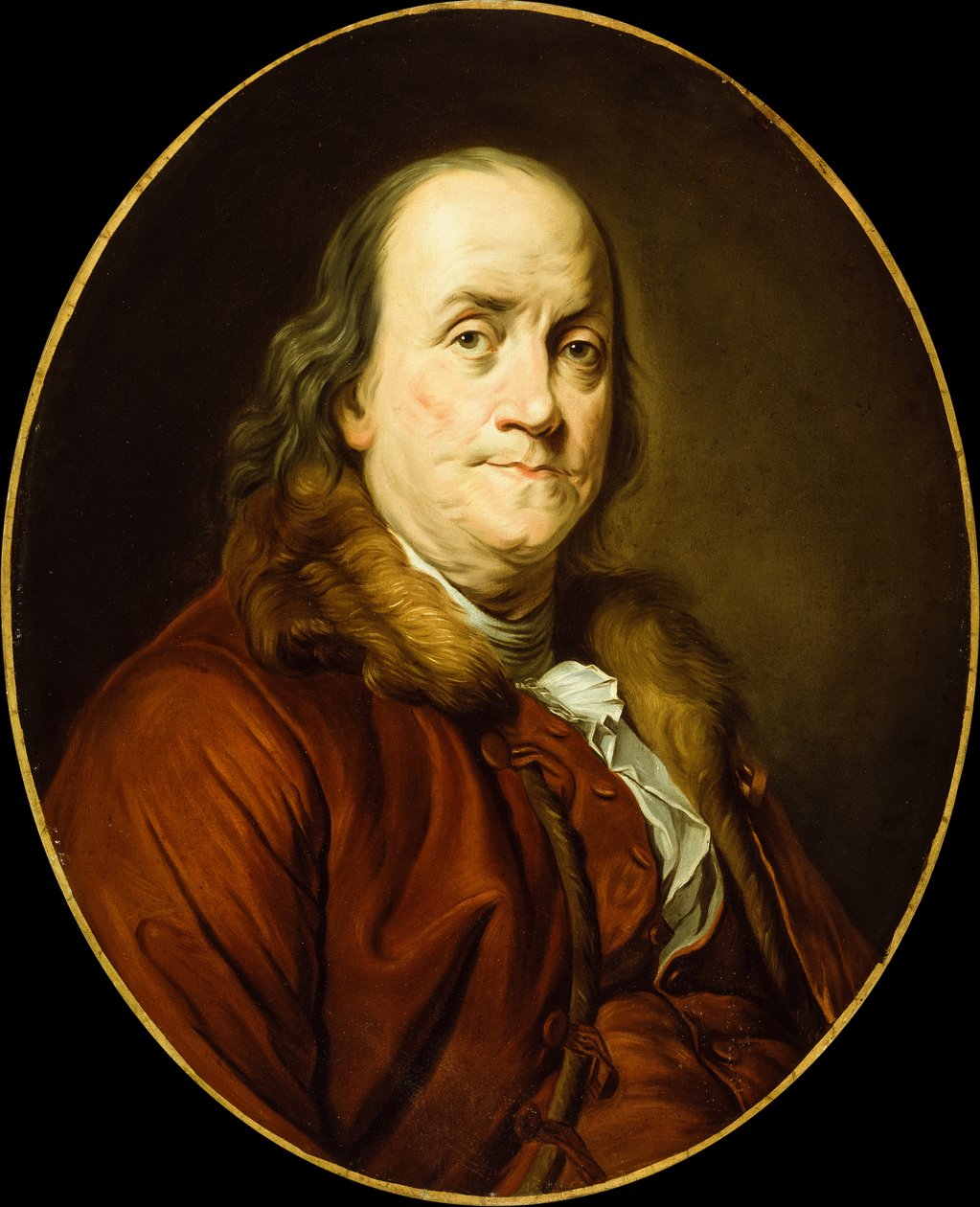 Benjamin Franklin (óleo sobre lienzo) de Joseph Siffred (after) Duplessis