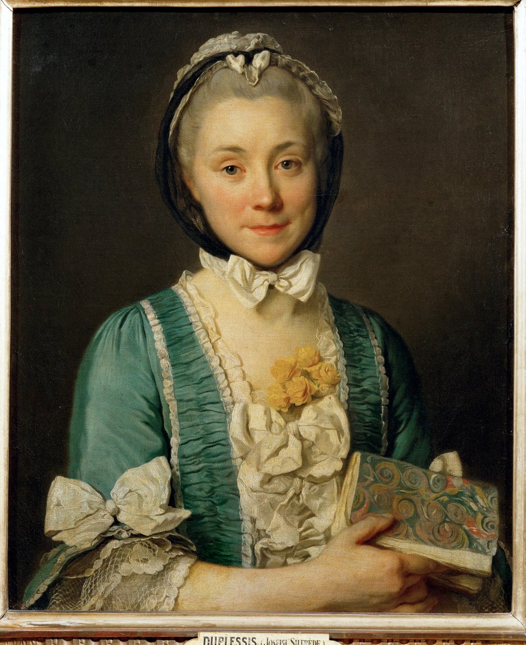 Madame Lenoir, madre de Alexandre Lenoir, fundador del Musee des mouments francais ... de Joseph Siffred Duplessis