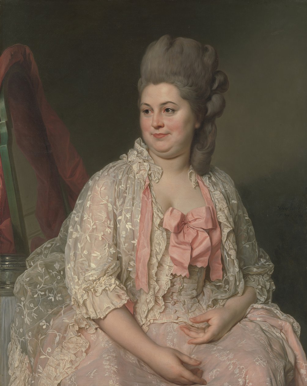 Madame de Saint-Morys Eléonore Elisabeth Angélique de Beauterne, 1742-1824, 1776 de Joseph Siffred Duplessis