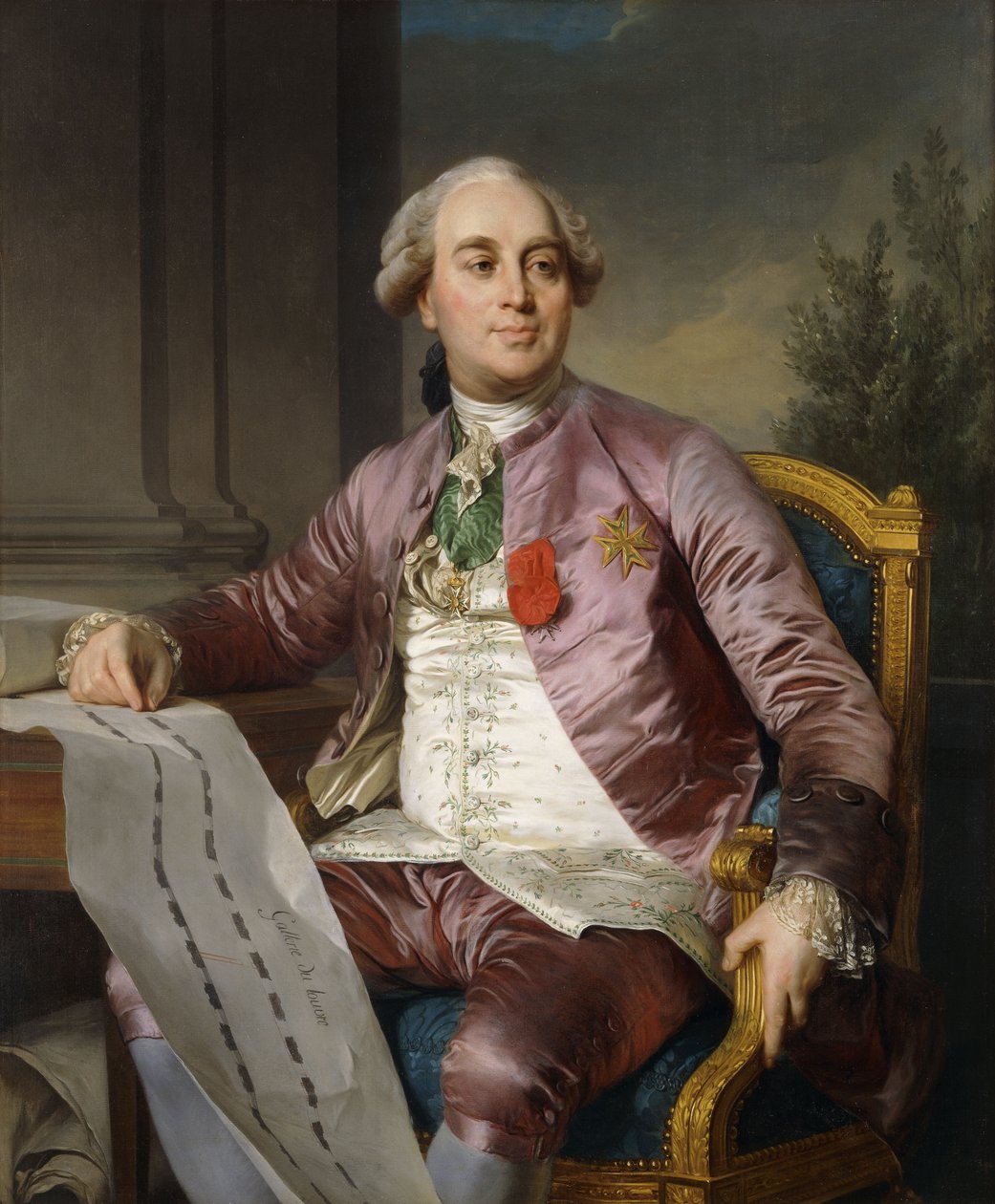 Retrato de Charles-Claude de Flahaut de la Billarderie, conde de Angiviller de Joseph Siffred Duplessis