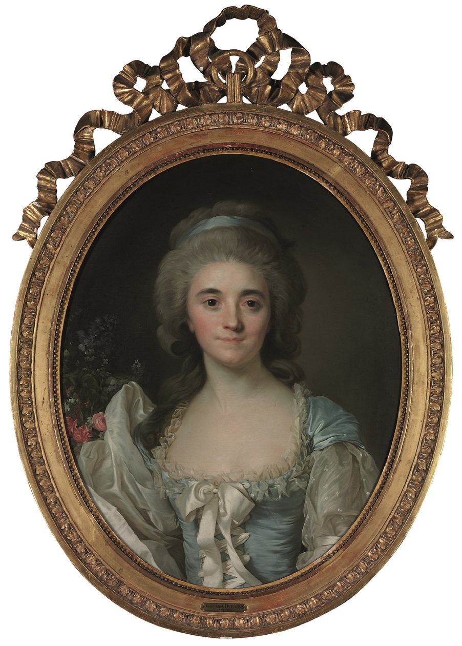 Retrato de la condesa de Provenza (1753-1810) (óleo sobre lienzo) de Joseph Siffred Duplessis