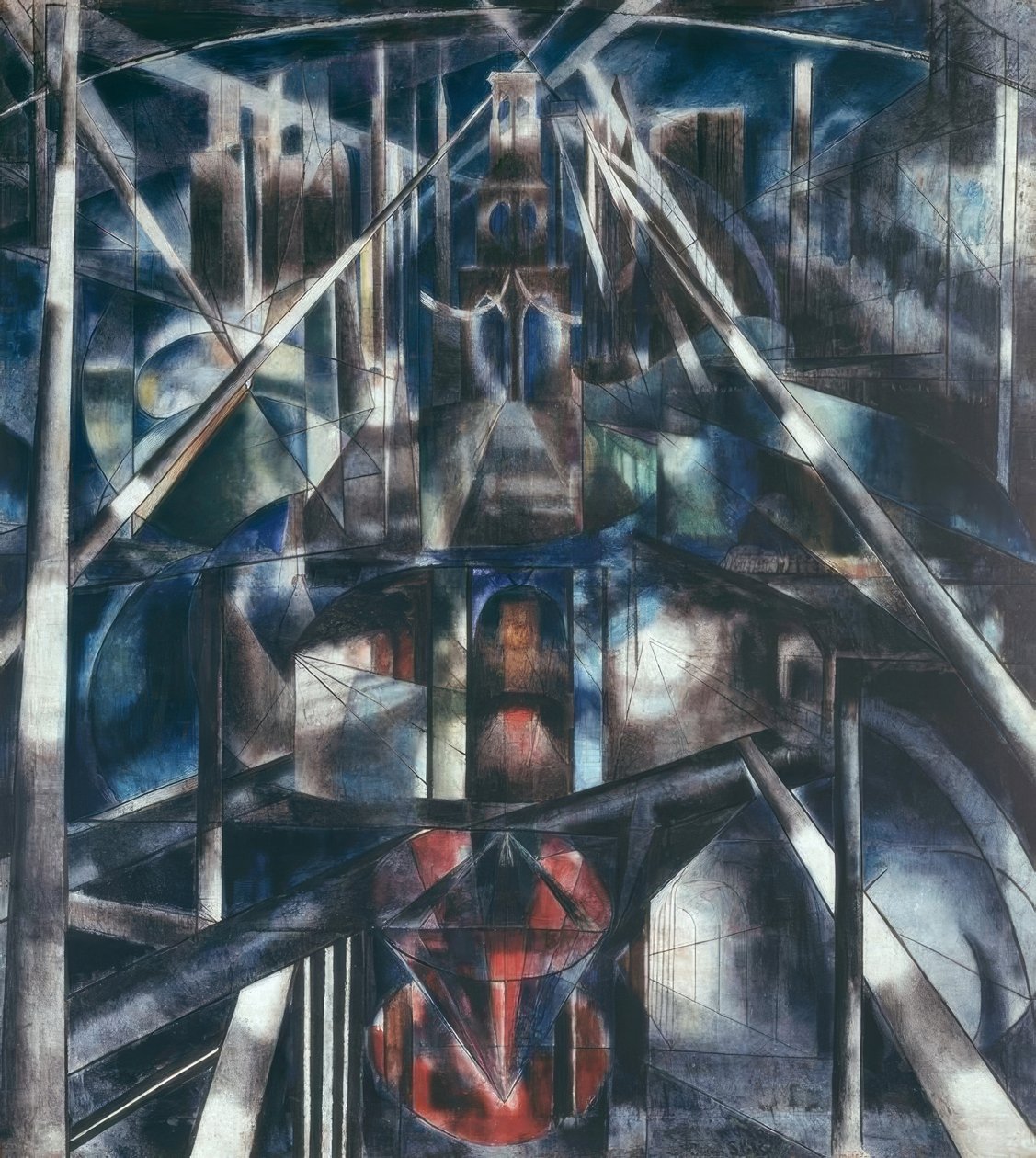 Puente de Brooklyn de Joseph Stella