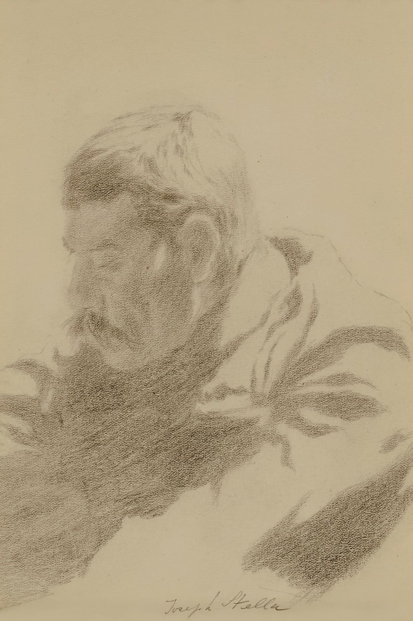 Hombre descansando de Joseph Stella