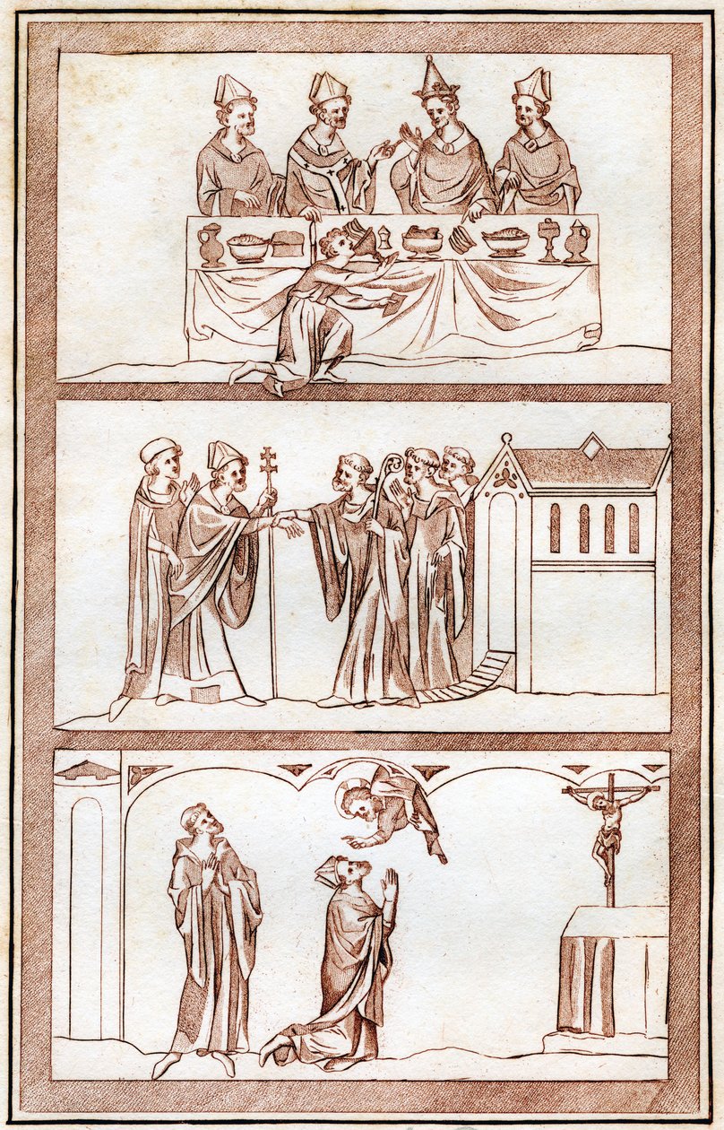 La vida de Thomas Becket, 1801 de Joseph Strutt