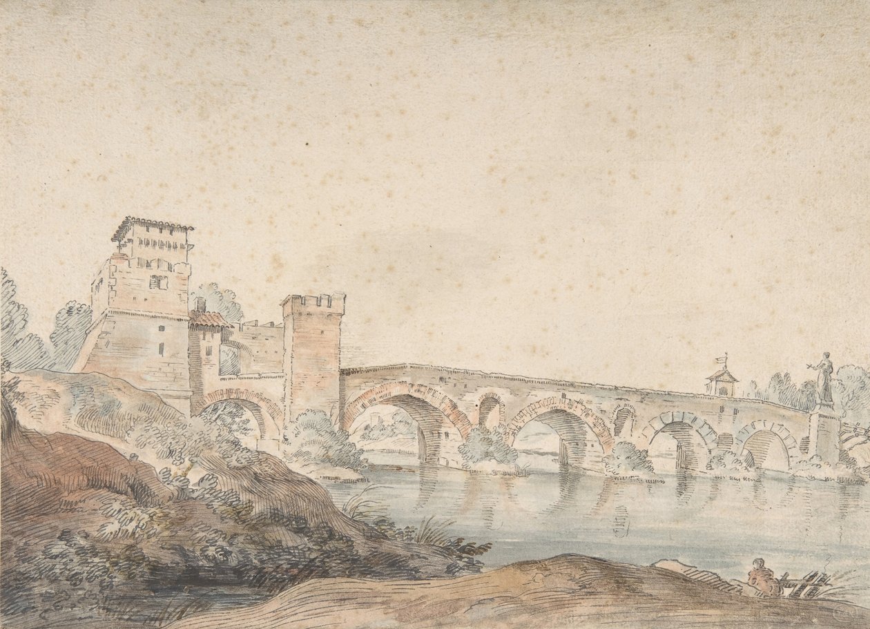 Ponte Molle, Roma de Joseph Vernet.
