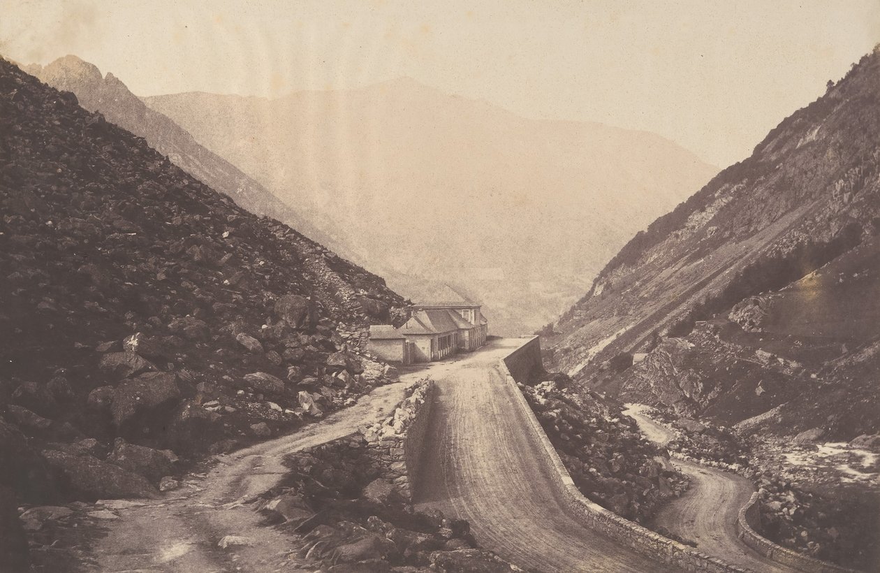 Bains de la Raillère en Cauterets, 1853 de Joseph Vigier