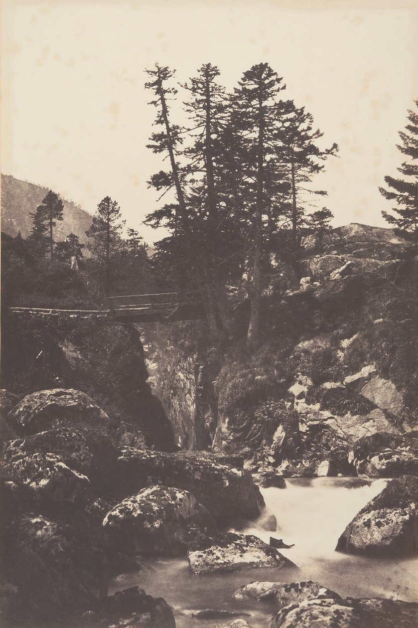 Cauterets, Puente de España, 1853 de Joseph Vigier