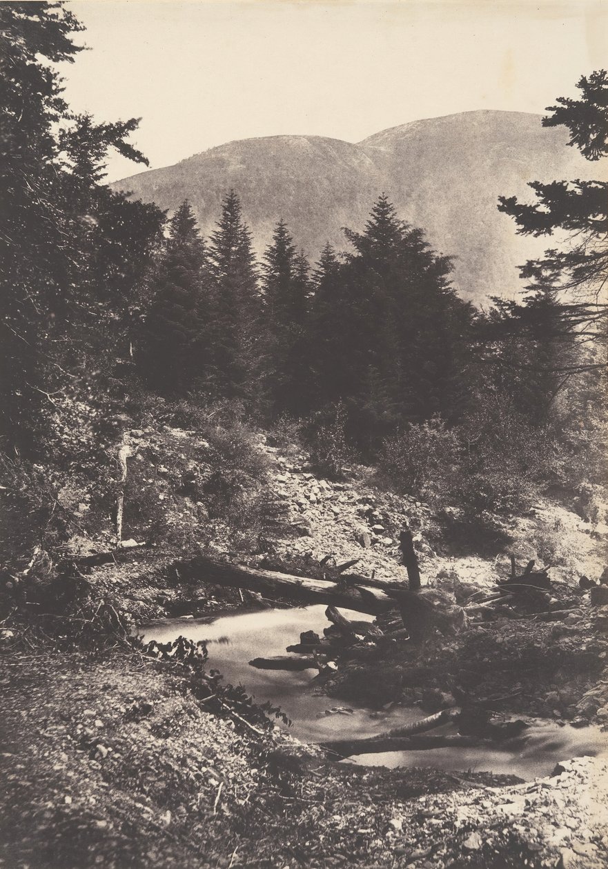 Torrent de la cascada de las Demoiselles, Bagnères de Luchon, 1853 de Joseph Vigier
