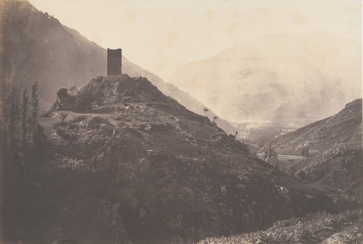 Vista del Valle de Luchon tomada desde la torre de Castelvieilh, 1853 de Joseph Vigier