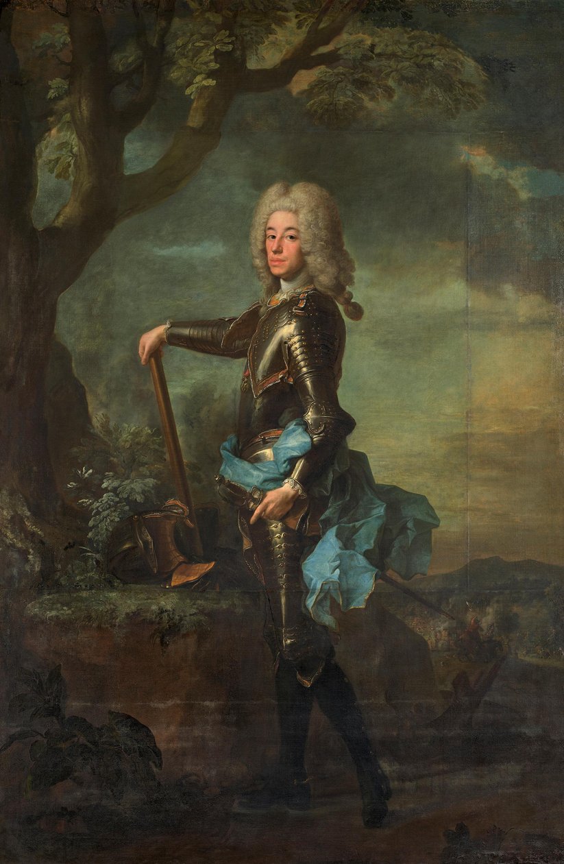 Elector Carlos Alberto de Baviera, posterior emperador Carlos VII (1697-1745) de Joseph Vivien