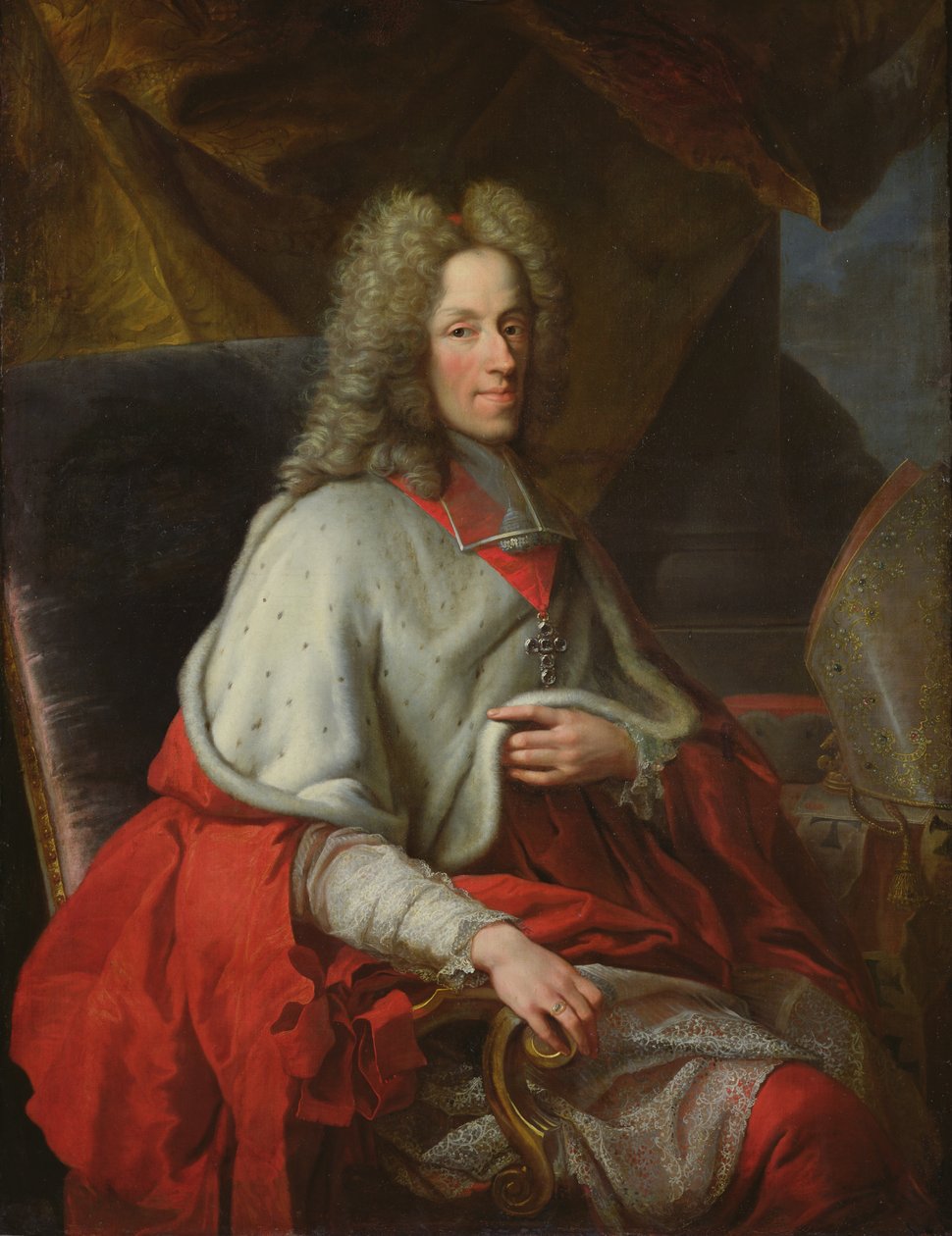 Retrato del Cardenal Joseph Clement de Baviera, Elector de Colonia de Joseph Vivien