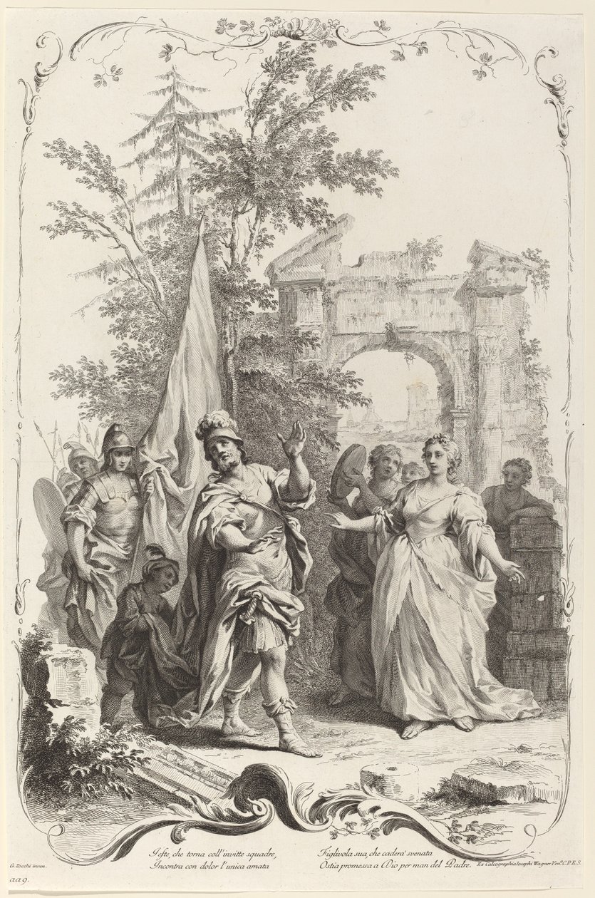 Jephthah y su hija de Joseph Wagner