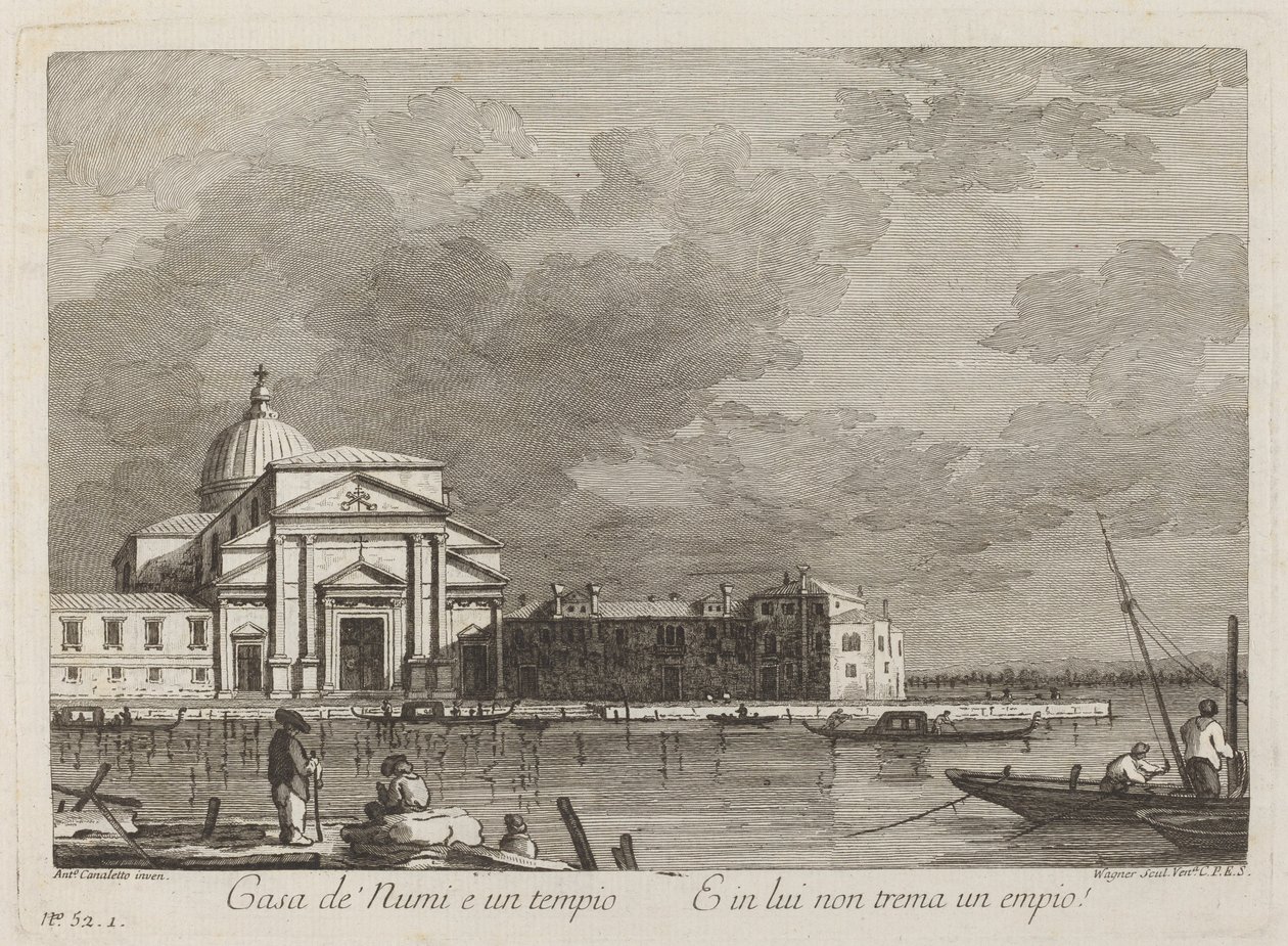 Casa de los Numi de Joseph Wagner after Canaletto
