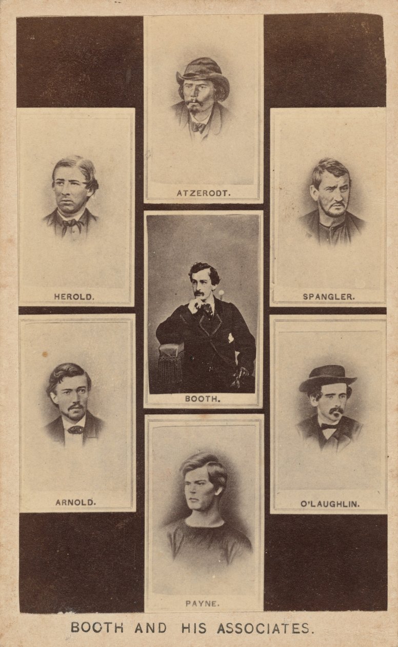 Booth y sus asociados, 1865 (foto) de Joseph Ward