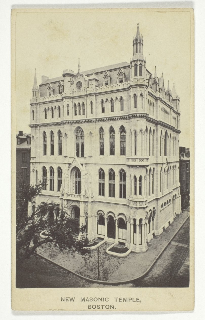 Nuevo Templo Masónico, Boston de Joseph Ward