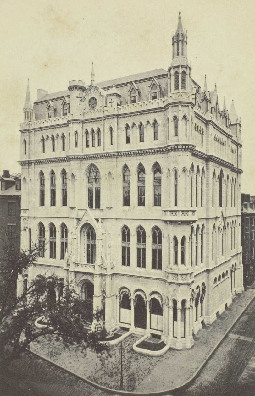 Nuevo Templo Masónico, Boston, 1860s de Joseph Ward