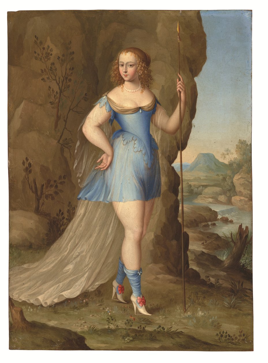 Un guerrero (óleo sobre cobre) de Joseph Werner