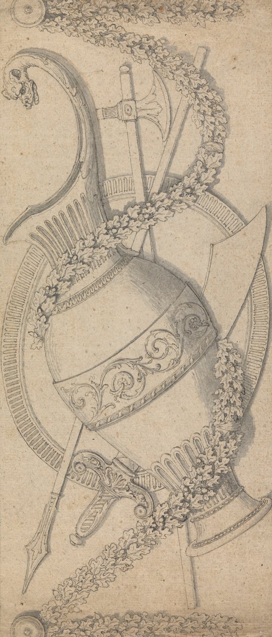 Diseño para un friso de Joseph Wilton