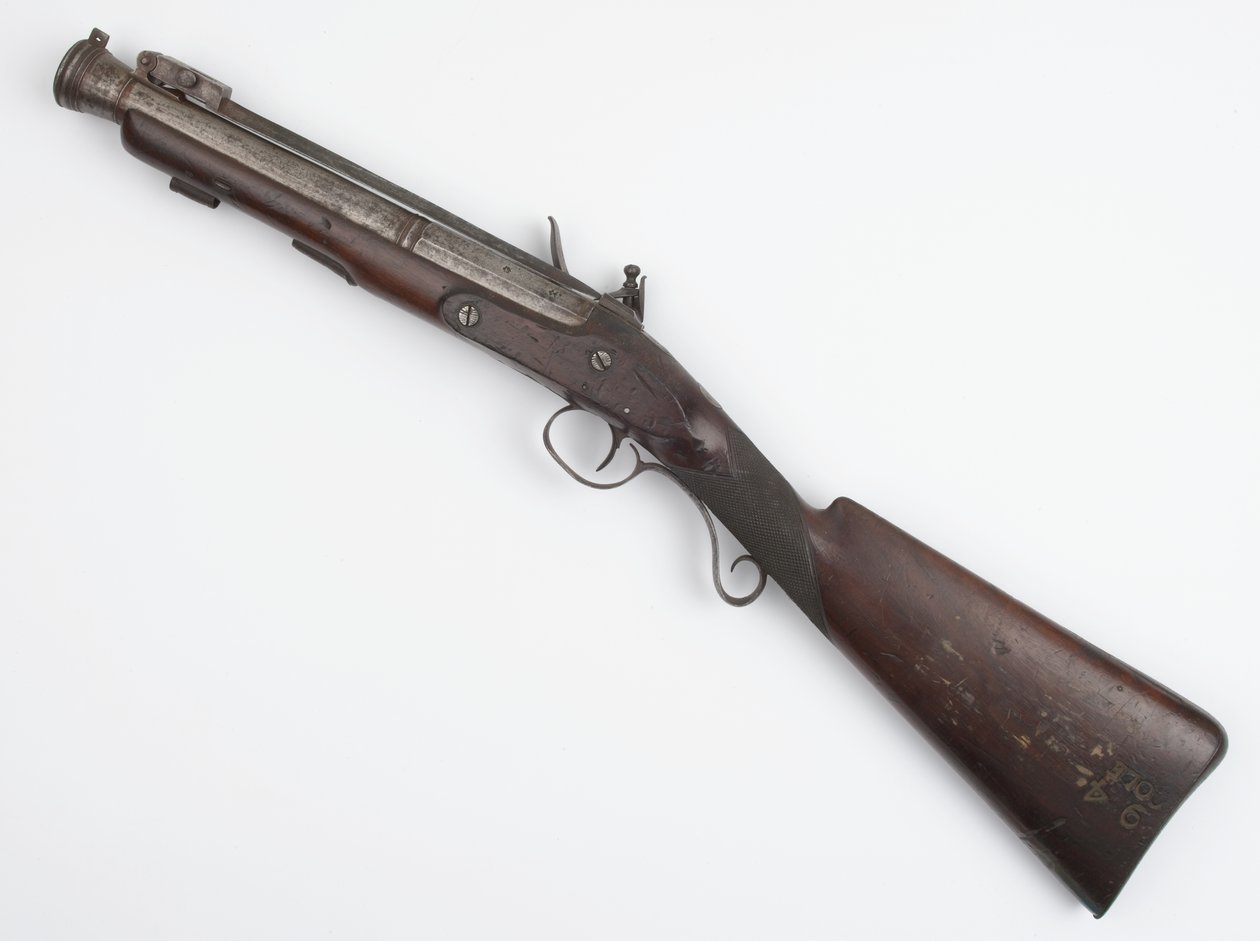 Trabuco con bayoneta de resorte emitido a los Voluntarios Irlandeses, c.1815 de Joseph Wood