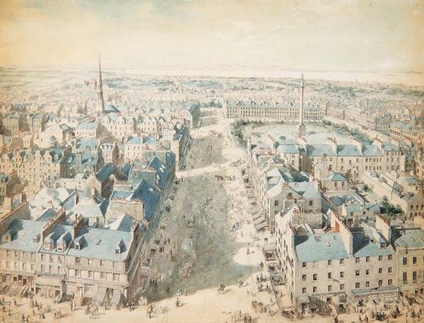 Vista Norte desde el Monumento a Scott, 2:45 pm 15 de Septiembre de Joseph Woodfall Ebsworth