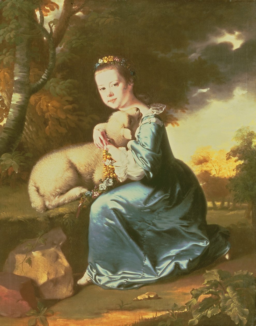 Señorita Frances Warren, principios de 1760 de Joseph Wright of Derby