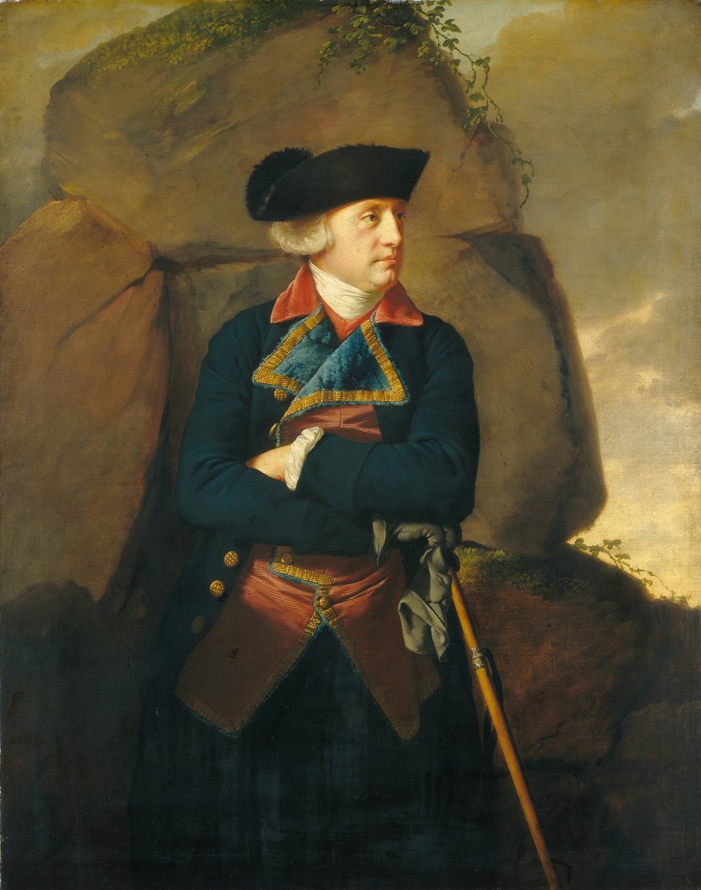 Retrato de un Caballero, c. 1770-1773 de Joseph Wright of Derby