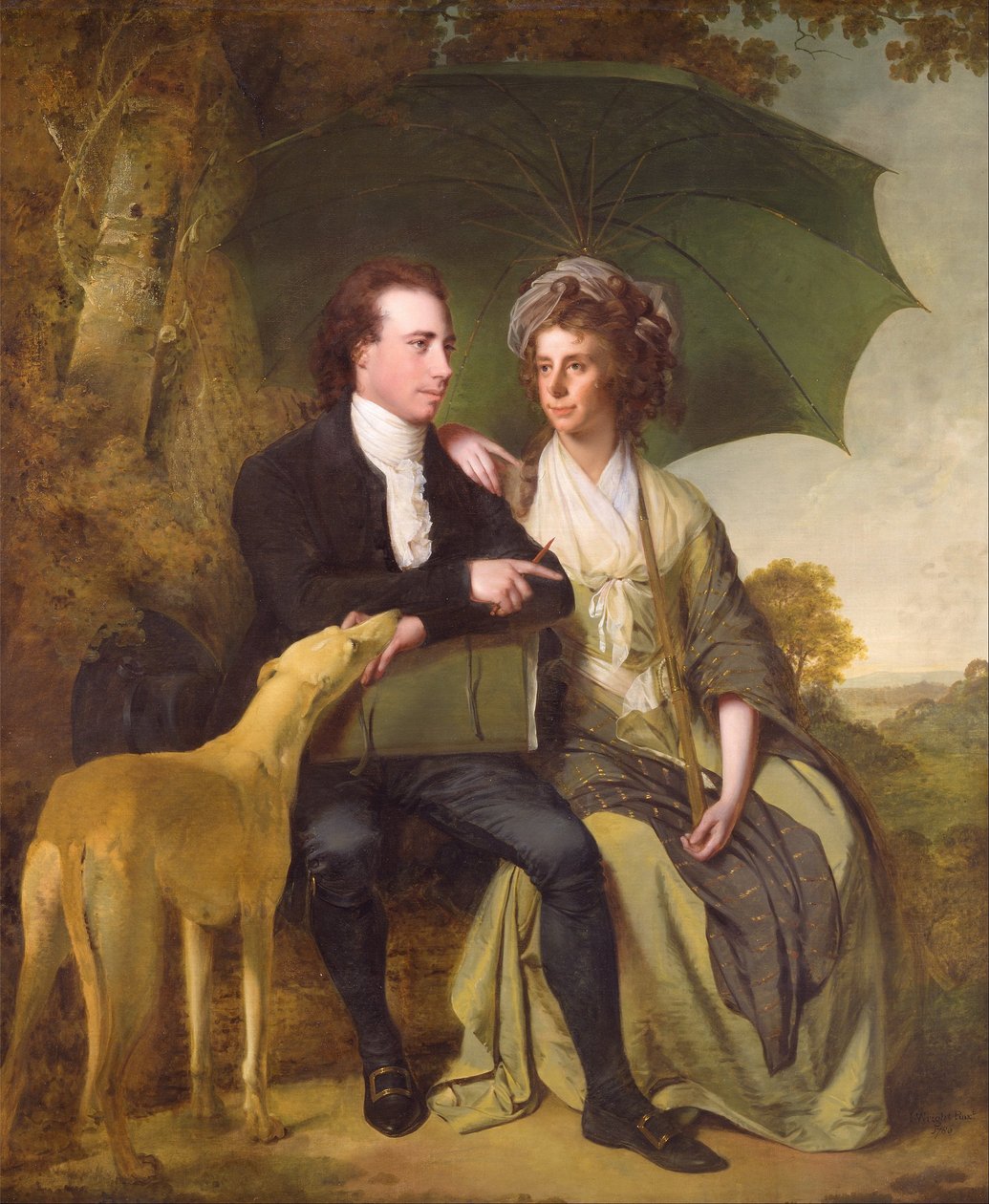 El Reverendo y la Sra. Thomas Gisborne, de Yoxhall Lodge, Leicestershire de Joseph Wright of Derby
