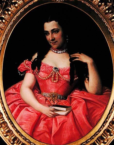 Autorretrato, c.1855 de Josephine Bowes