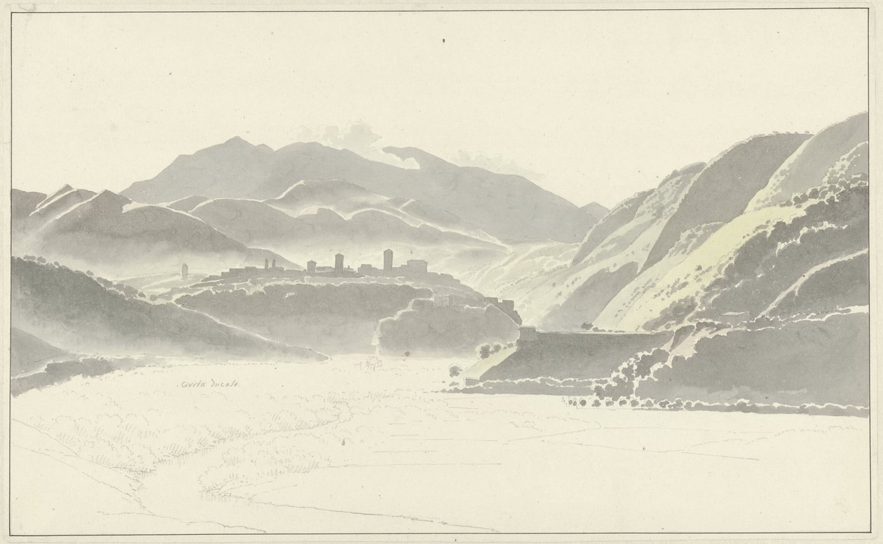 Vista de Cittaducale
Vista de la Civita Ducale de Josephus Augustus Knip