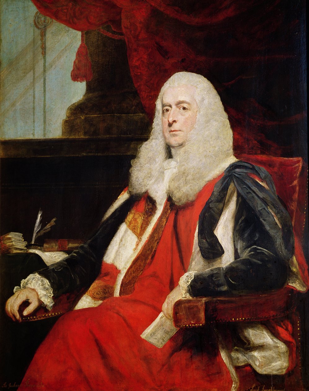 Alexander Loughborough, Conde Rosslyn y Lord Canciller, 1785 de Joshua Reynolds